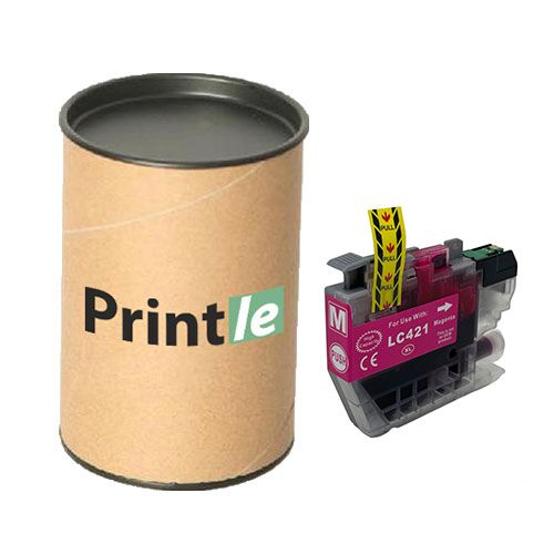 Brother LC-421XLM kasetė magenta/purpurinė 7.5ml (Printle) - Image 1