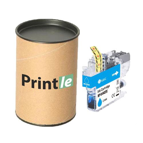 Brother LC-422XLC kasetė cyan/žydra 19ml (Printle) - Image 1