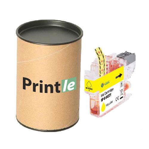 Brother LC-422XLY kasetė yellow/geltona 19ml (Printle) - Image 1