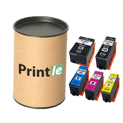 Epson 202XL kasečių rinkinys c/m/y/pbk/bk (Printle) - Image 1