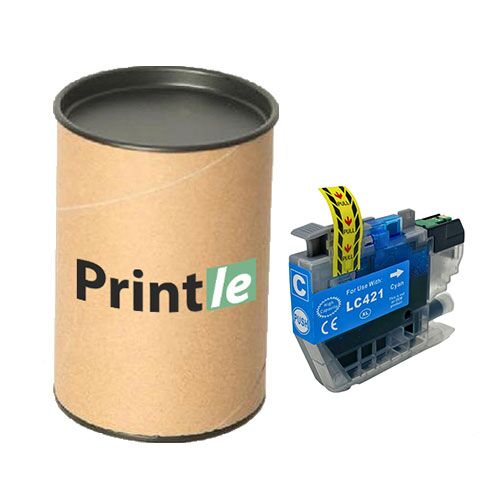 Brother LC-421C kasetė cyan/žydra 6.5ml (Printle) - Image 1