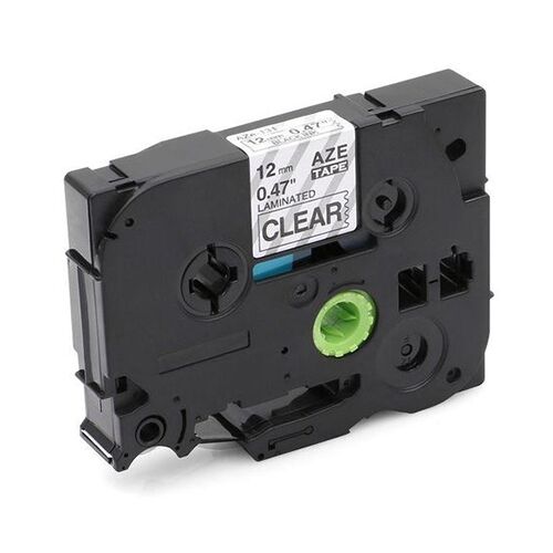 Brother lipni analoginė juostelė TZE-131 skaidri/juoda (12mm) - Image 1