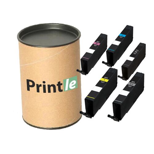 Canon CLI-531 kasečių rinkinys c/m/y/bk/gy (Printle) - Image 1