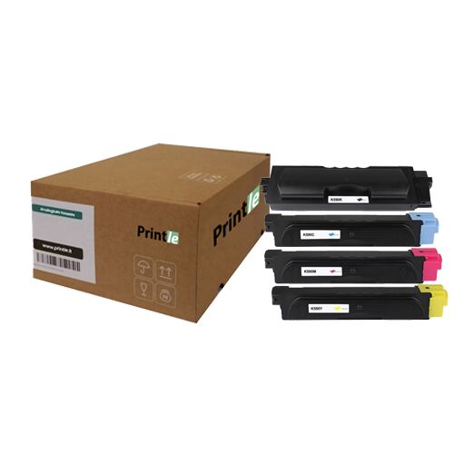 Kyocera TK-590 kasečių rinkinys c/m/y/bk (Printle) - Image 1