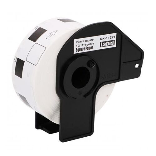 Brother analoginiai lipdukai DK-11221 (23mm x 23mm) - Image 1