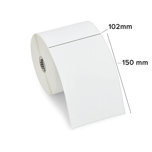 Zebra lipnios termo siuntų etiketės (102mm x 150mm) 300vnt. - Image 1