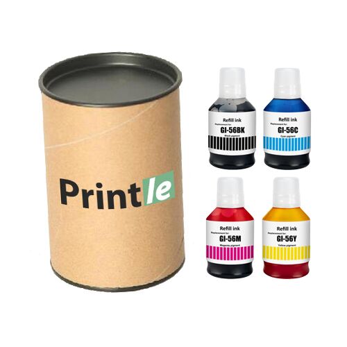 Canon GI-56 kasečių rinkinys c/m/y/bk (Printle) - Image 1